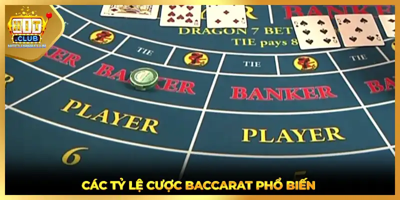 Các tỷ lệ cược Baccarat phổ biến